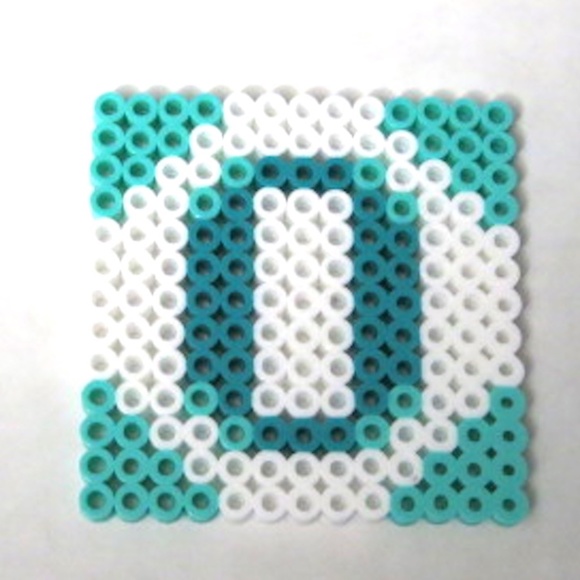 Perler Beads LOVE Coasters Drinkware - Picture 3 of 5